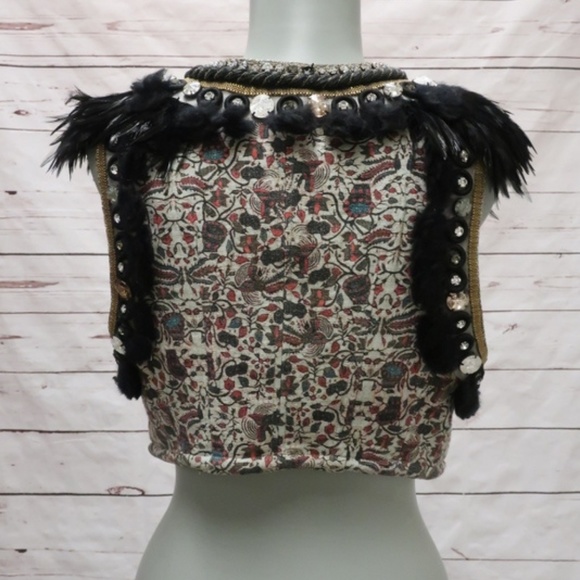 Isabel Marant Vest Jano Feather Crystal Chain - Picture 5 of 7
